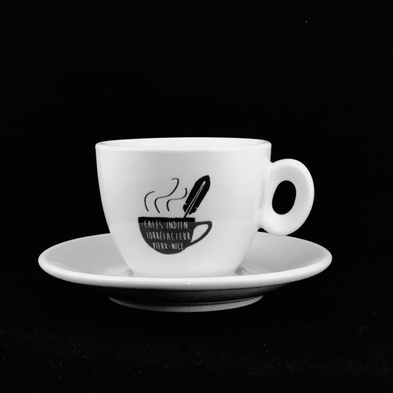 tasse cappucino cafes indien Nice
