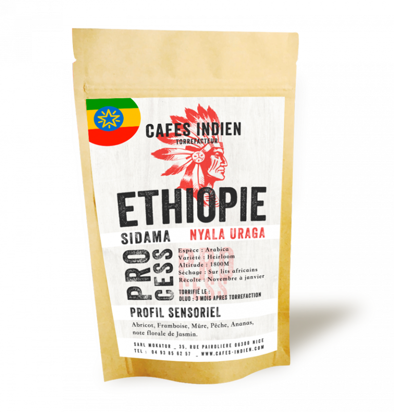 ETHIOPIE-MOKA-SIDAMA--NYALA-URAGA-CAFES-INDIEN